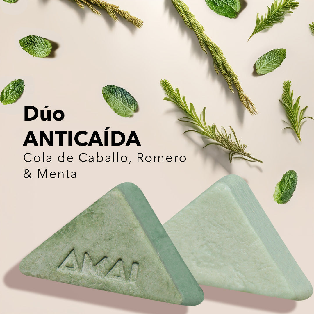 Dúo Anticaída | Shampoo & Acondicionador en Barra