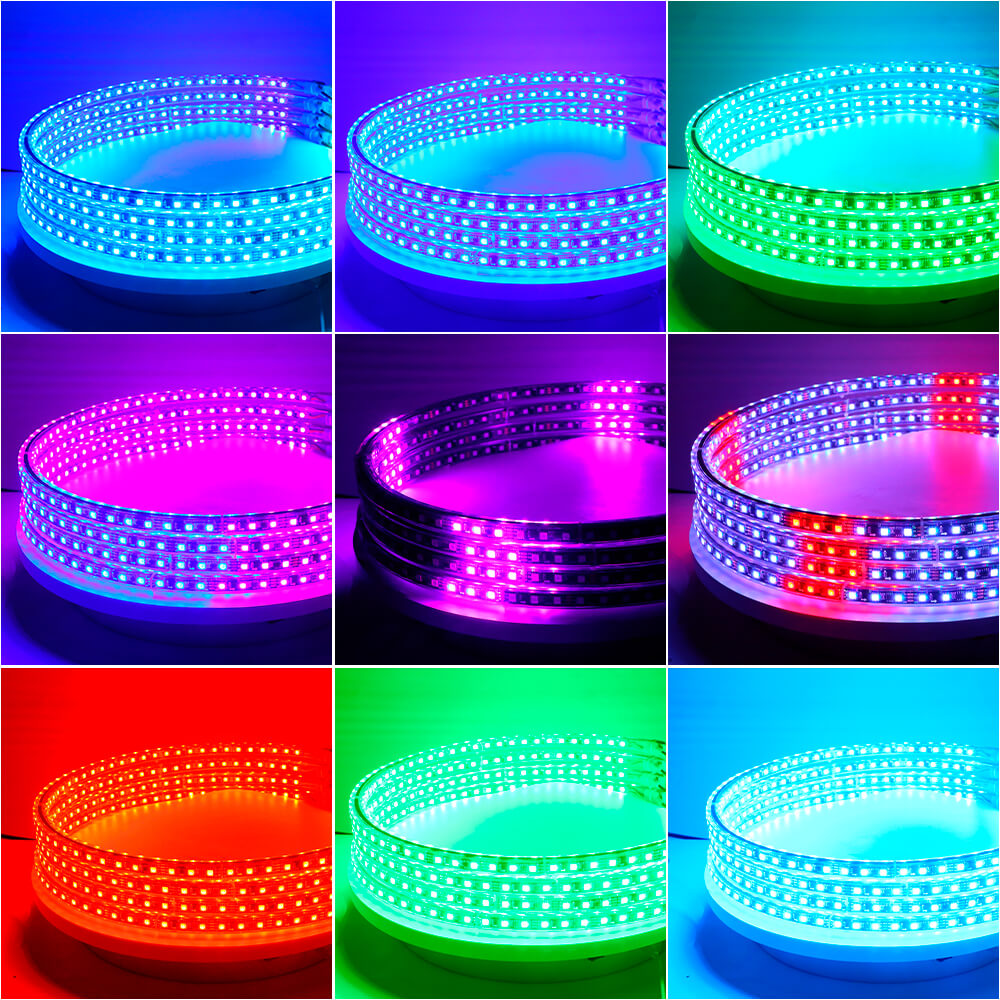 Chasing RGB  Wheel Lights for Trucks, with Turn Signal And Braking Function