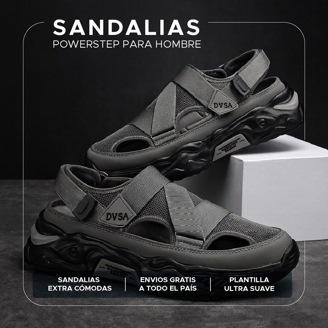 👟SANDALIAS POWERSTEP™ PARA HOMBRE CON PLANTILLA ULTRA SUAVE 🔹 👟