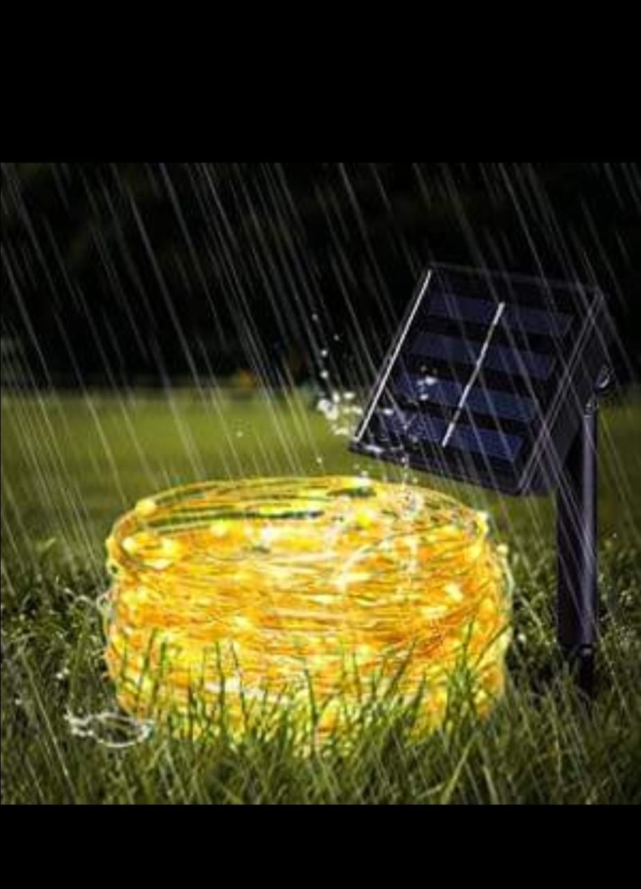 Luces con paneles solares, no necesitan enchufes para encender,  impermeable  para exteriores, decoración de Navidad, Bodas, fiesta, decoración del hogar, Negocios Etc.